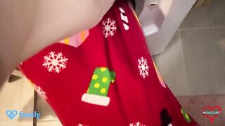 My stepmom thanked me for saving her from the washing machine with sex