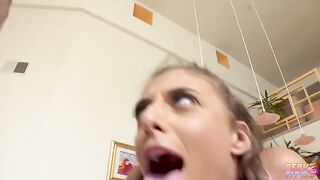Gia Derza gets her asshole gapped and her pussy stuffed with cock