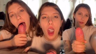 Guy came for a conversation, but the stepsister offered sex instead