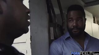 A busty mom Nina Elle is getting banged by two BBC in an intense scene
