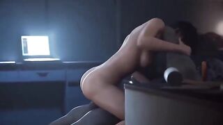 Ada Wong gets caught and fucked hard in this intense 3D animation scene