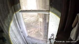 A youtuber explores an abandoned mansion from 1872 and finds a stunning babe there