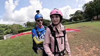 Paragliding and Squirt Orgasm in the sky of Costa Rica