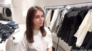 Cheating in the fitting room, a risky spot for thrills