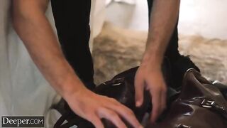 Submissive Amber gets dominated and fucked in a deeper vid