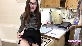 A student's mood was lifted by a man with a hard penis. Plot and conversations
