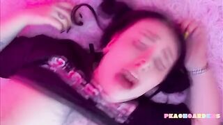A girl with a wide hole is being fucked hard in this rough video