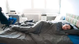 Step son fucks stepmom even though dad is in the room