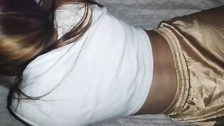 A pretty blonde woman named Sarap has a sensual and erotic sex