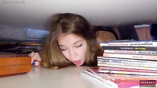 A stepbrother is boring, so the stepsister decided to play a little
