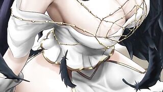 Albedo turns you into her edge-slut in this kinky hentai JOI scene