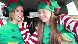 The best videos of Nadia Foxx and Serenity Cox's collaborations in public places