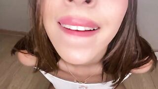 Brunette babe Julie Oliver makes you cum with her dirty talking