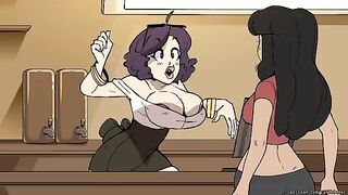 Growth of a super-powered barista in a captivating cartoon