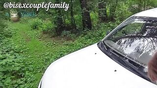 Public pick-up for sex in the car with strangers, just like in the best dogging videos