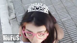 Jordi El Nino Polla surprises Venezuelan birthday girl Kitty Love on the street