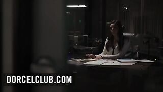 The boss fucks his secretary Emily Willis in the office