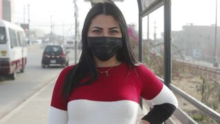 A sexy Venezuelan girl got lost in Lima and had sex
