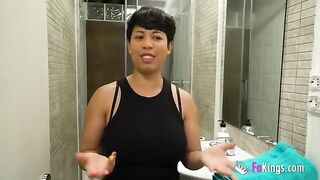 Amateur mom Korin fulfills her anal fantasies with us, showcasing her fiery Latina passion