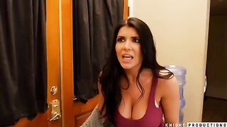 Romi Rain and Brad Knight make up, then have hot sex together
