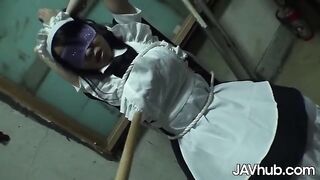 Busty Yui Satonaka gets her pussy railed by a group of men on JAVHub