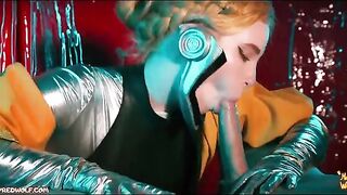 Atomic Heart ! Threesome with ballerinas ! Femdom sex