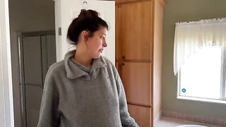 The girl tried to negotiate with her pregnant landlord for a better deal