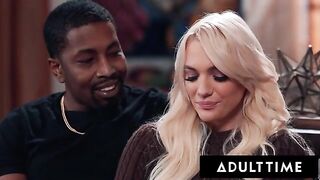 Kenna James gets a messy and hot surprise from her neighbor and husband in a steamy threesome