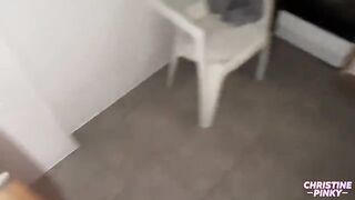 A couple fucked in the kitchen, a steamy late-night encounter