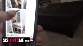 Pervert guy stuffed pussy of step-sis with a huge load