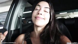 A couple on a sex adventure living on a tropical island in a bikini