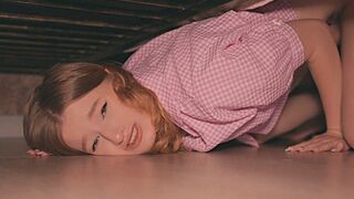 The stepsister is stuck in a daring, taboo scenario