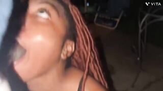 Ebony teen craves intense anal action, disrupting with bold moves