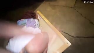 Ebony teen craves intense anal action, disrupting with bold moves