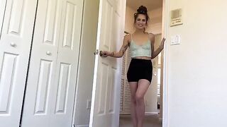 A hot Latina step sister shows you how to relax in a steamy scene