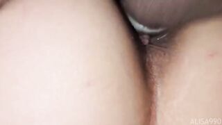 A Russian woman fucks with her husband and her lover together
