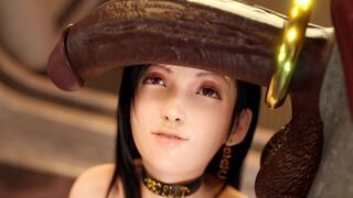 Tifa's 7 Heavens Bar VIP Service - Aerith's Initiation