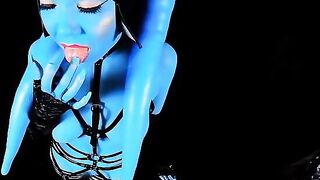 Twi’lek slut trains to be a star whore in this sci-fi parody, delivering intense pleasure
