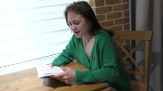 Student bookworm receives a lesson in intimacy at 18 y.o