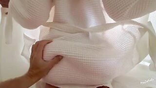 I shake my ass on cam and my stepbrother can't resist!