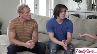 You should get boobs like that, kid Harley King tells Swapmom Jessica Starling