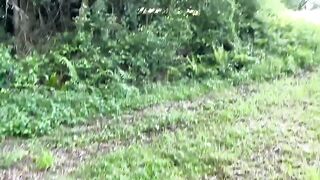 First sextape of this young French couple in the forest, completely naked