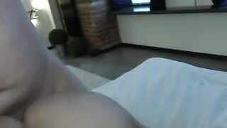 A step mom with small tits seduced her step son to make love