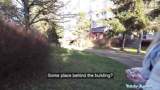 German blonde MILF picked up by Public Agent for rough sex