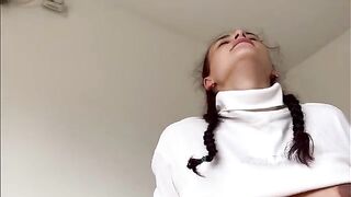 A hot pregnant stepsister got her pussy filled with cum