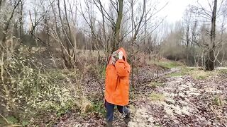 I was walking by the river and got fucked by my husband’s cock