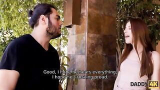A girl seduced the father of her boyfriend to get intimate