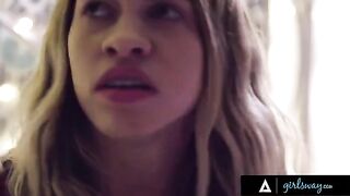 Popular college girl Gia Derza bullied khloe Kapri in the bathroom