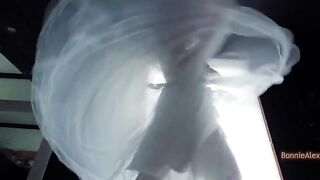 The bride found a dress and she fucks with the guy who made it