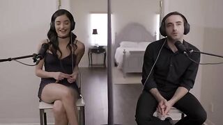 Unscripted sex with a hot brunette babe, Emily Willis, and her blind date